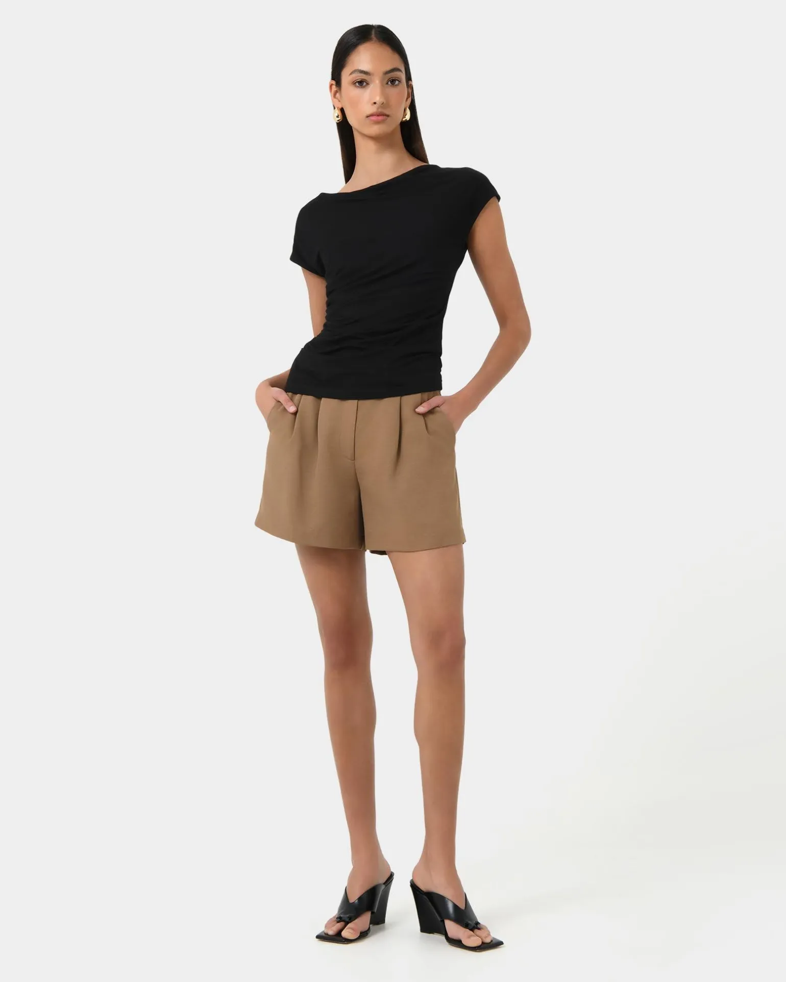 Mia Off Shoulder Jersey Top
