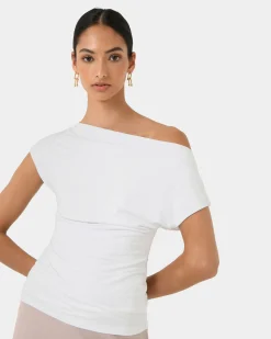 Mia Off Shoulder Jersey Top