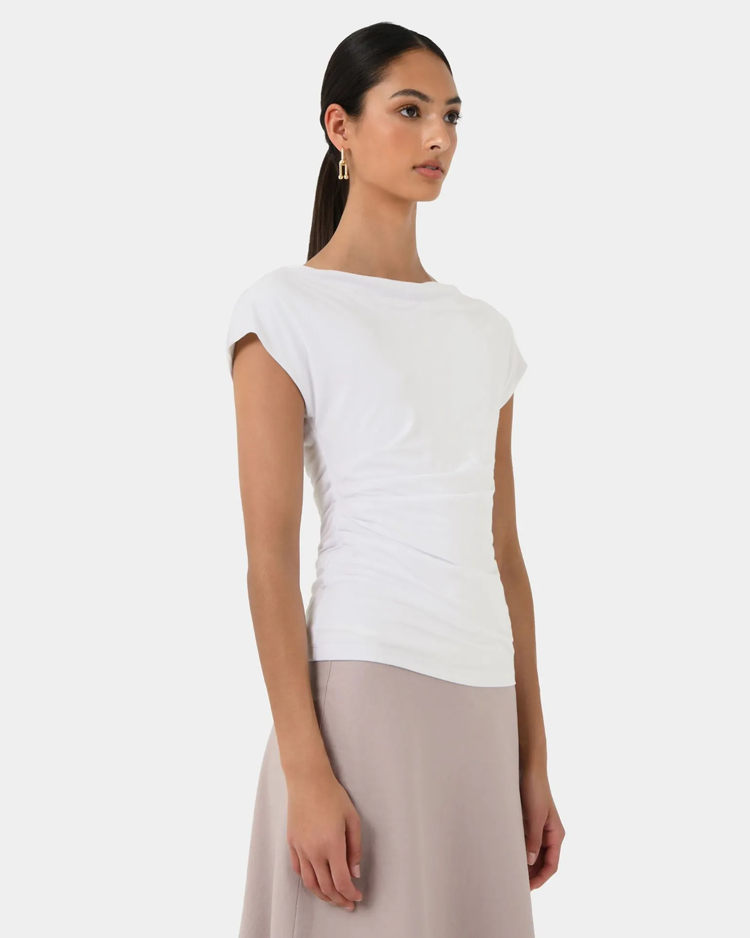 Mia Off Shoulder Jersey Top