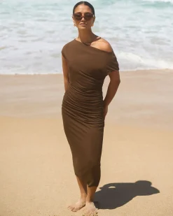 Mia Ruched Jersey Dress