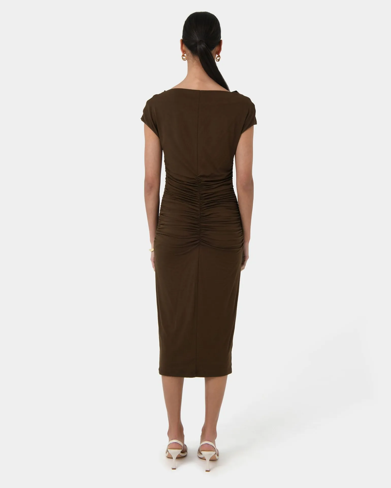 Mia Ruched Jersey Dress