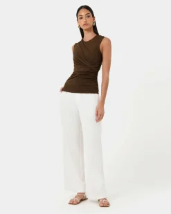 Mia Ruched Jersey Top