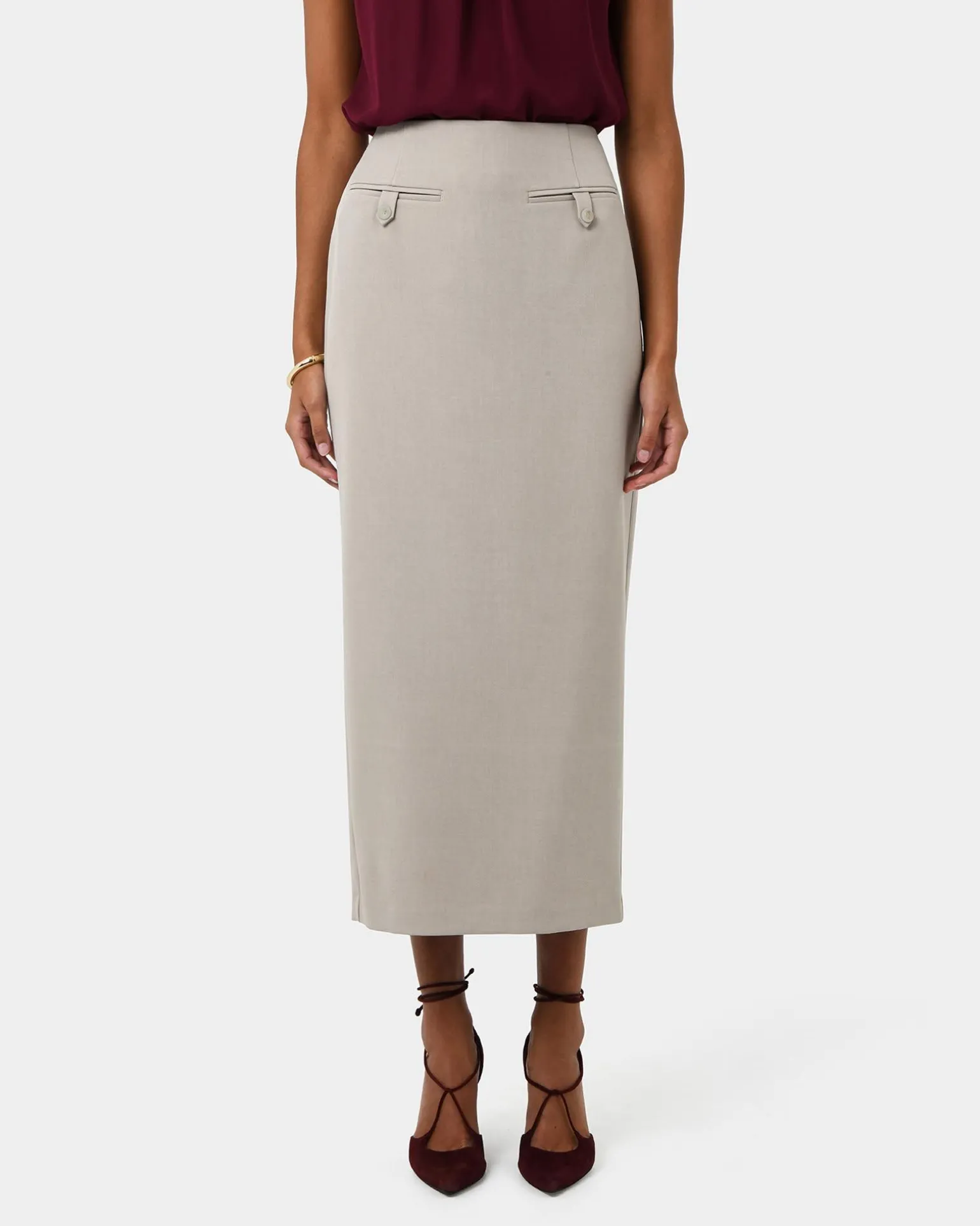 Milla Column Midi Skirt