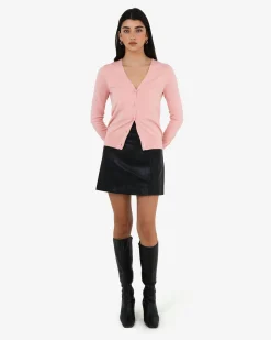 Nicolette V-neck Knit Cardigan