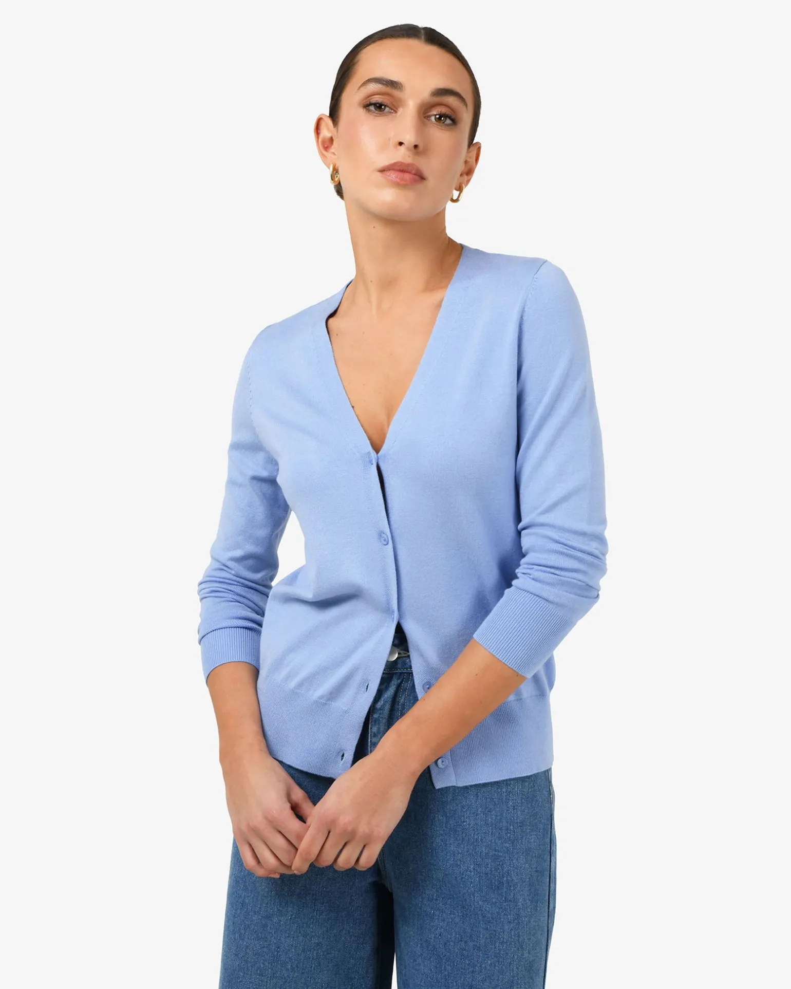 Nicolette V-neck Knit Cardigan