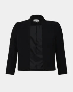Nikki Collarless Crop Jacket