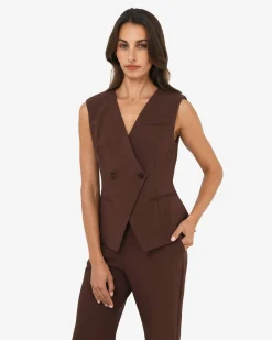 Nikki Collarless Vest