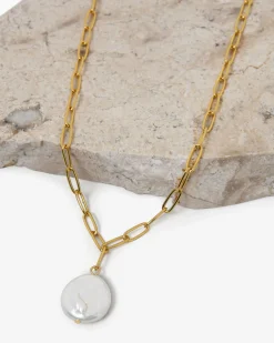 Noa Pearl Chain Necklace