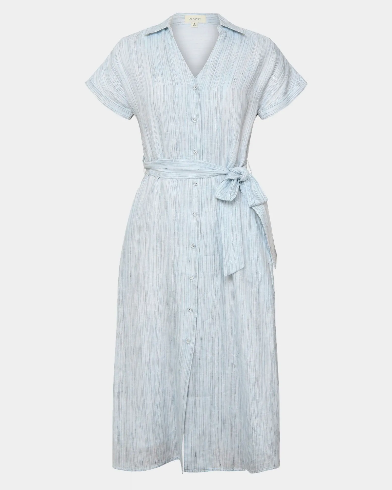 Paris Linen Midi Dress