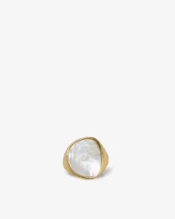 Pearl Mirage Statement Ring
