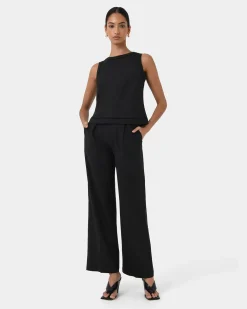 Perry Linen Embroidery Top