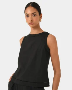 Perry Linen Embroidery Top