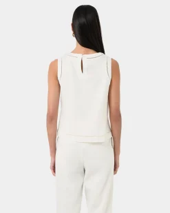 Perry Linen Embroidery Top
