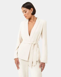 Rain Belted Blazer