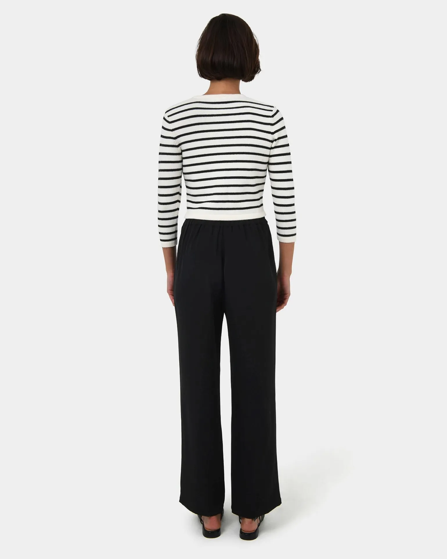 Rain Elastic Waist Pants