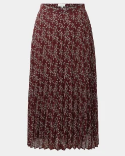 Rema Floral Pleated Skirt