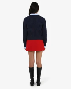 Rhodes Cable Knit Cardigan