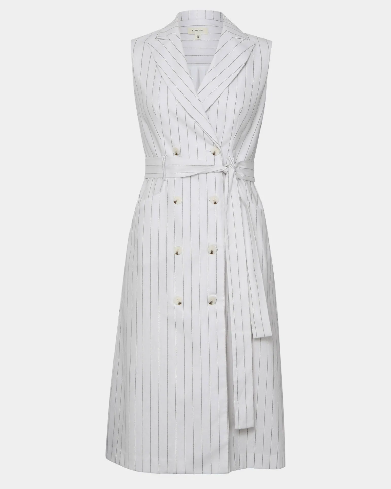 Ria Stripe Cotton Blend Dress