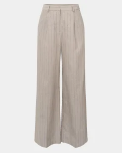 Ria Stripe Cotton Blend Pants