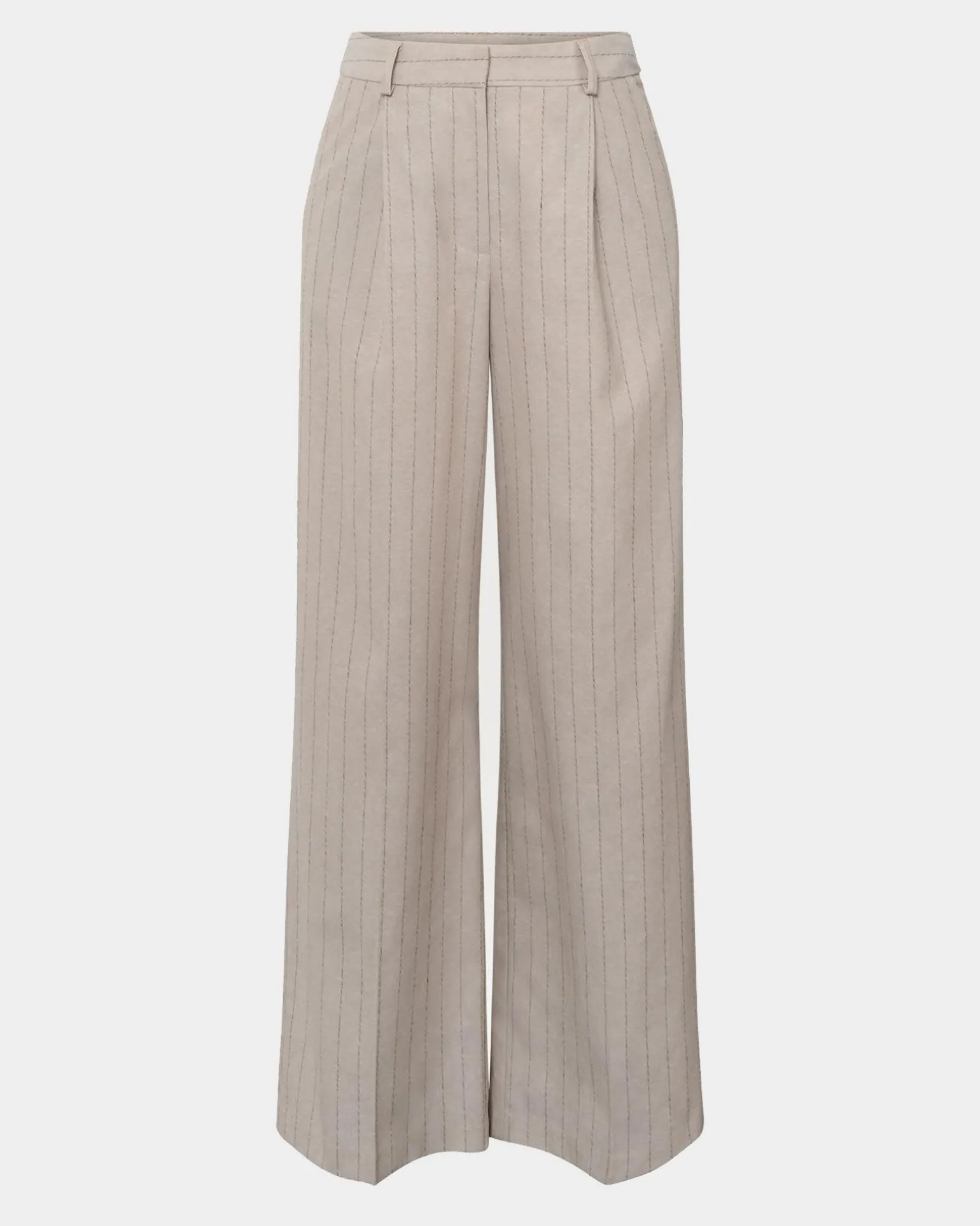 Ria Stripe Cotton Blend Pants