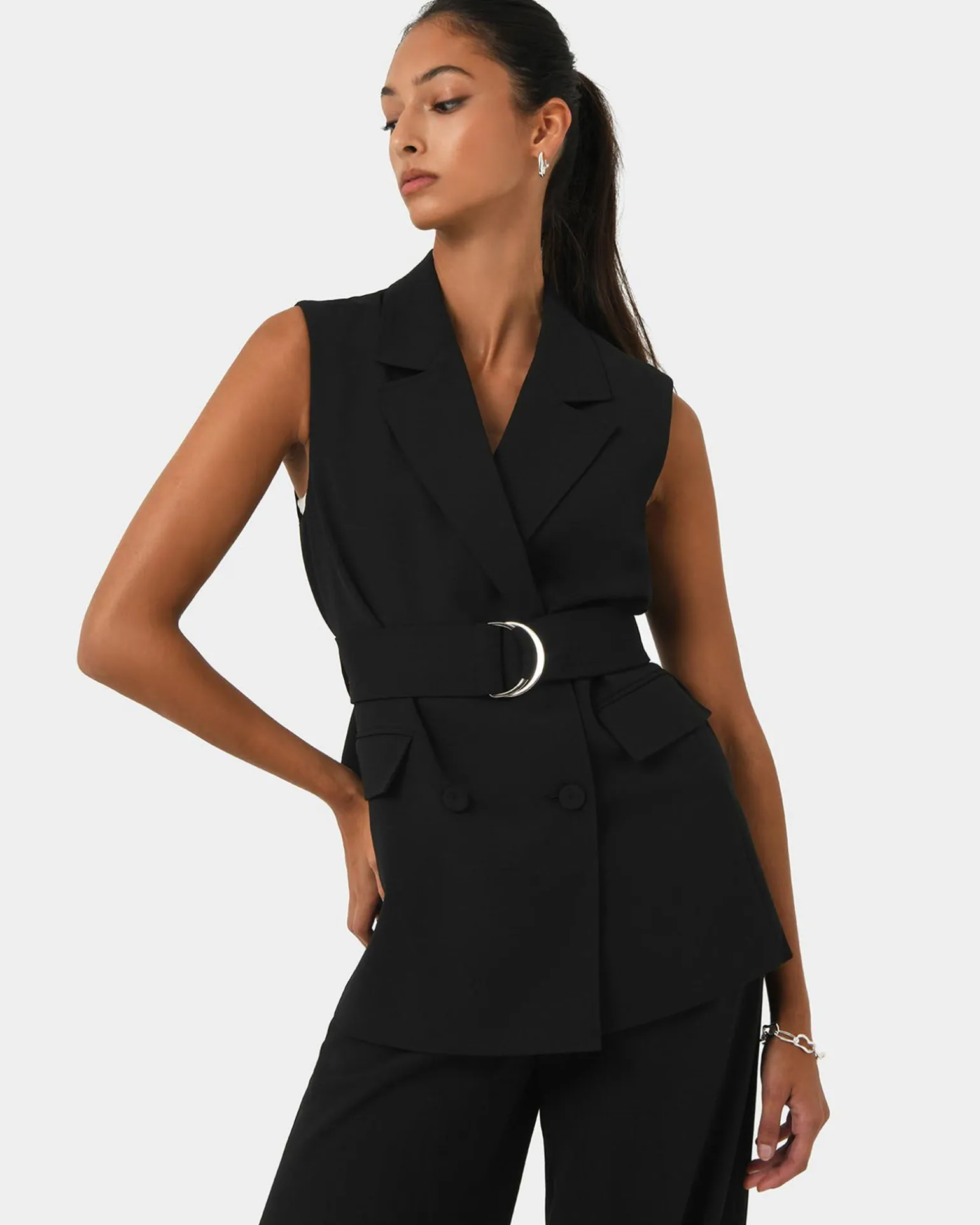 Rumy Double Breasted Vest
