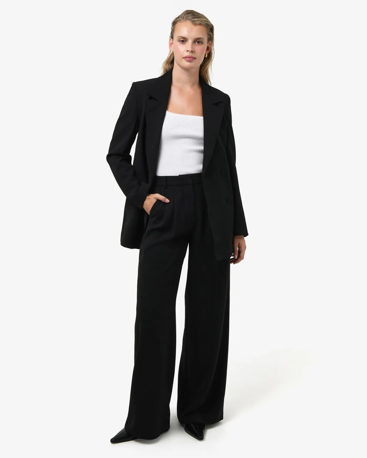 Rumy Wide Leg Tailored Pants