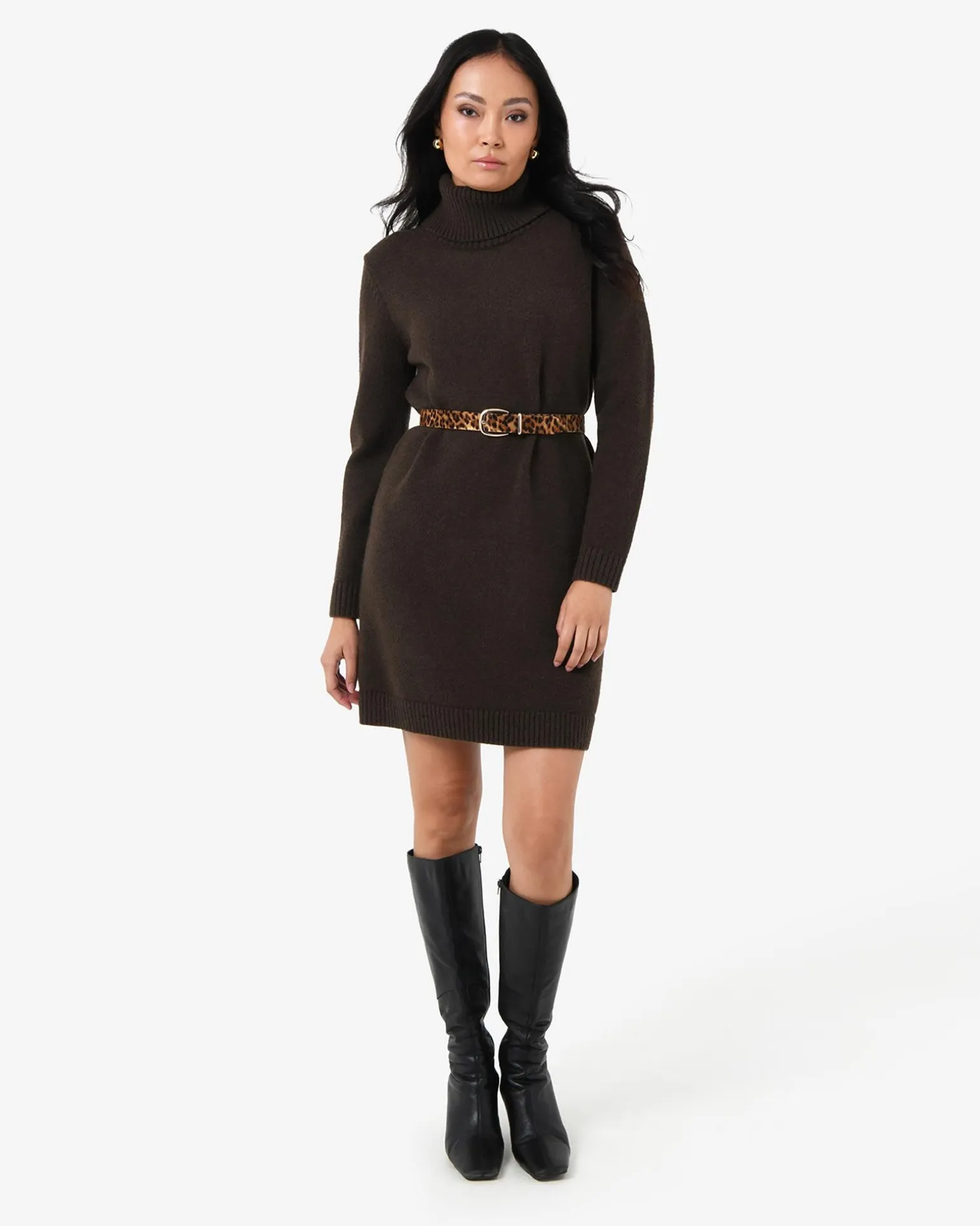 Sasha Wool Blend Knit Dress
