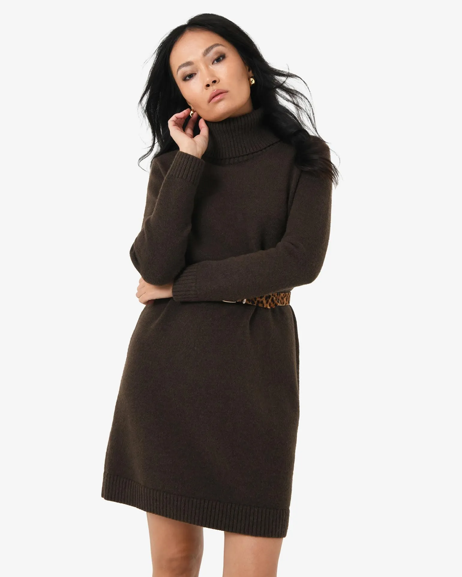 Sasha Wool Blend Knit Dress