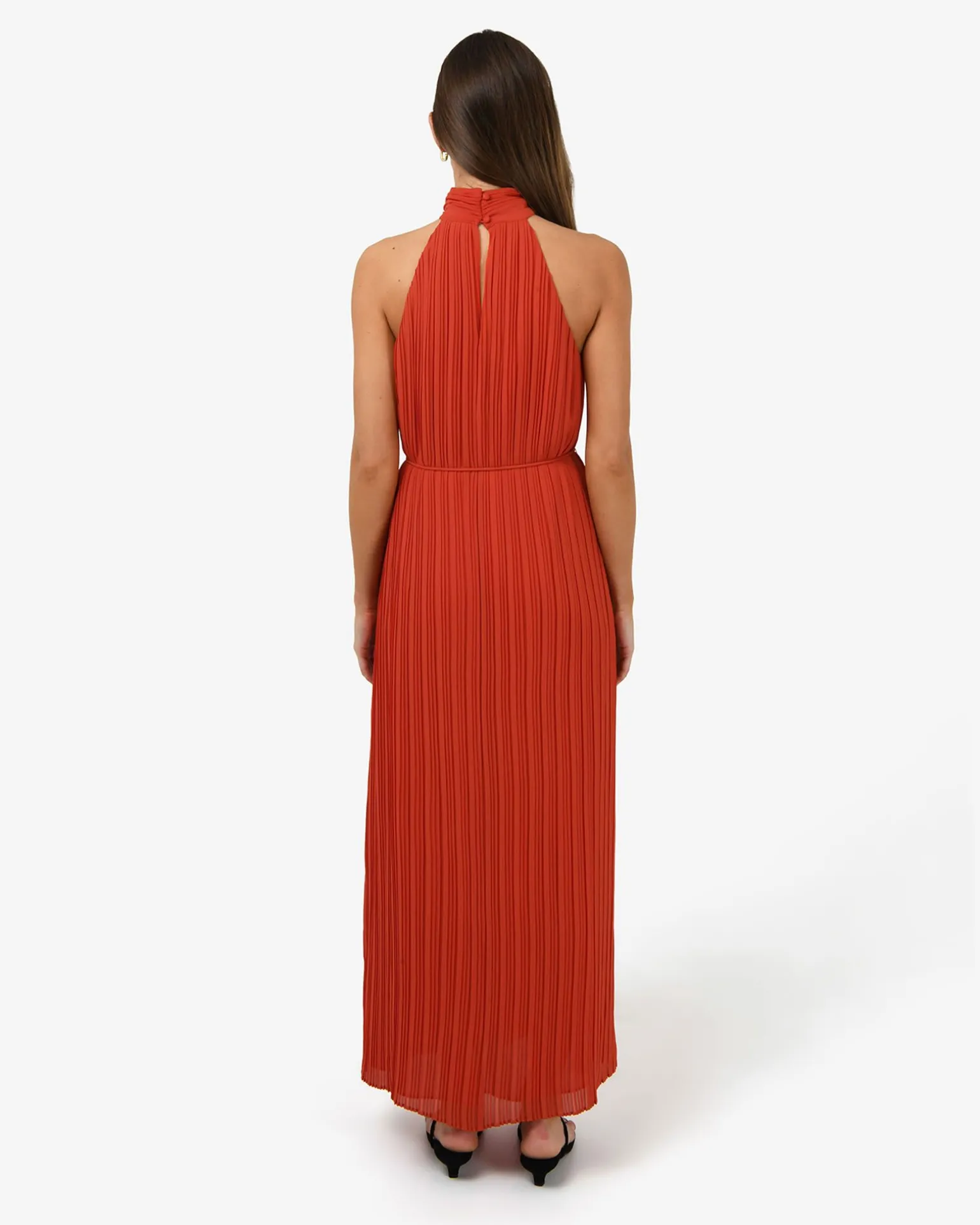 Shelly Chiffon Pleated Dress