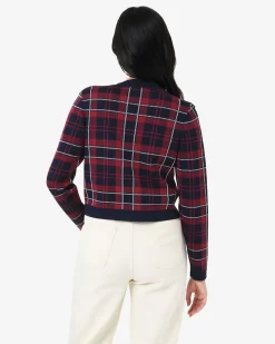 Siane Check Knit Cardigan