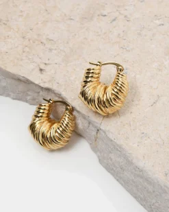 Simra Gold Earrings
