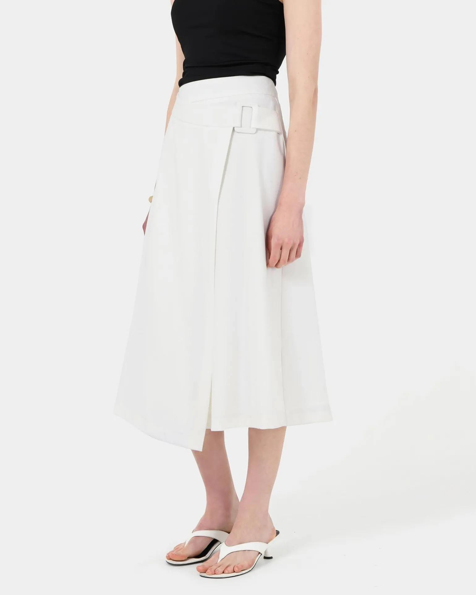 Sofia Wrap Midi Skirt