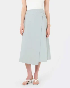Sofia Wrap Midi Skirt