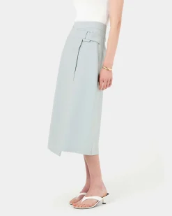 Sofia Wrap Midi Skirt