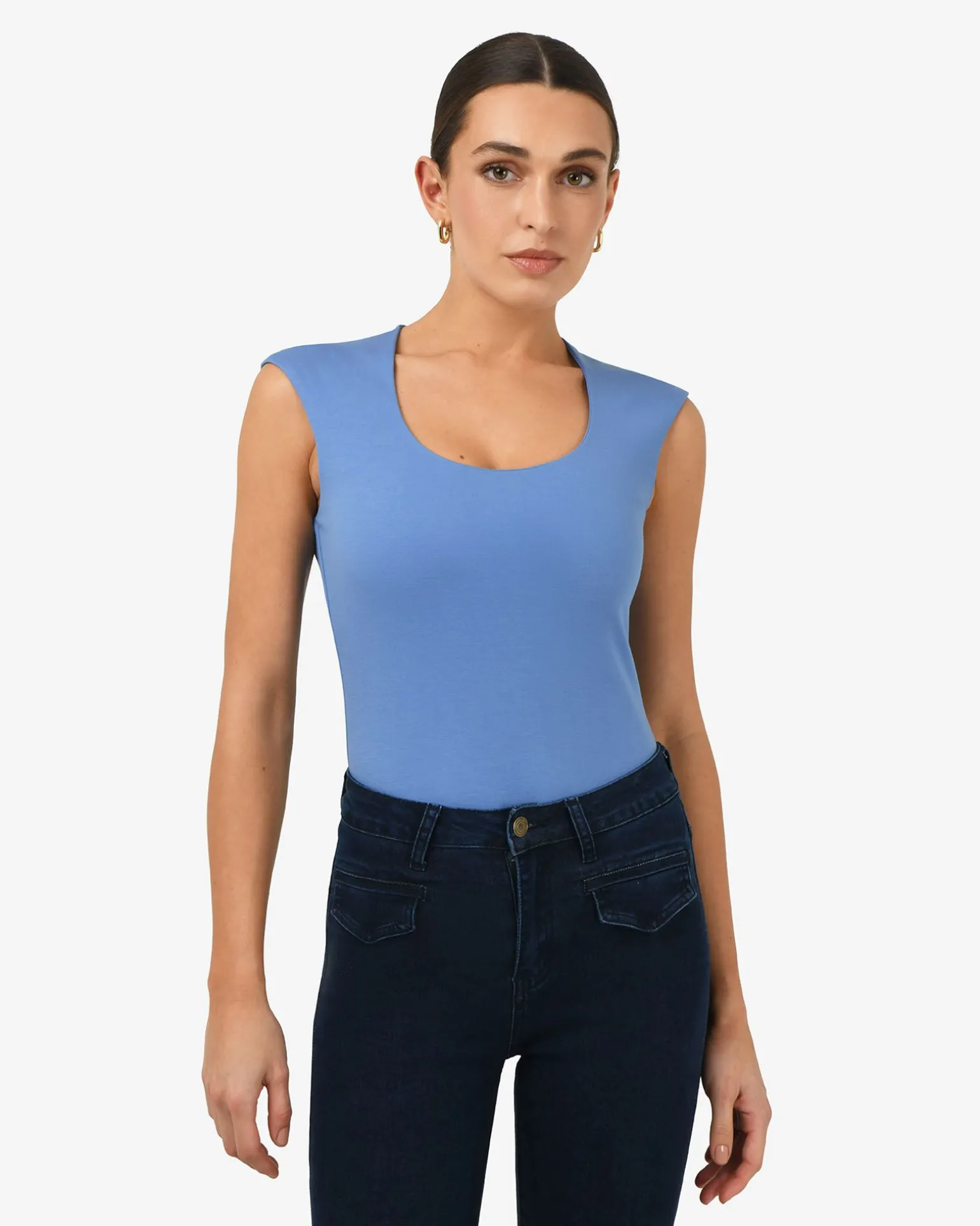 Soho Rounded Square Neck Top