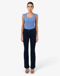 Soho Rounded Square Neck Top