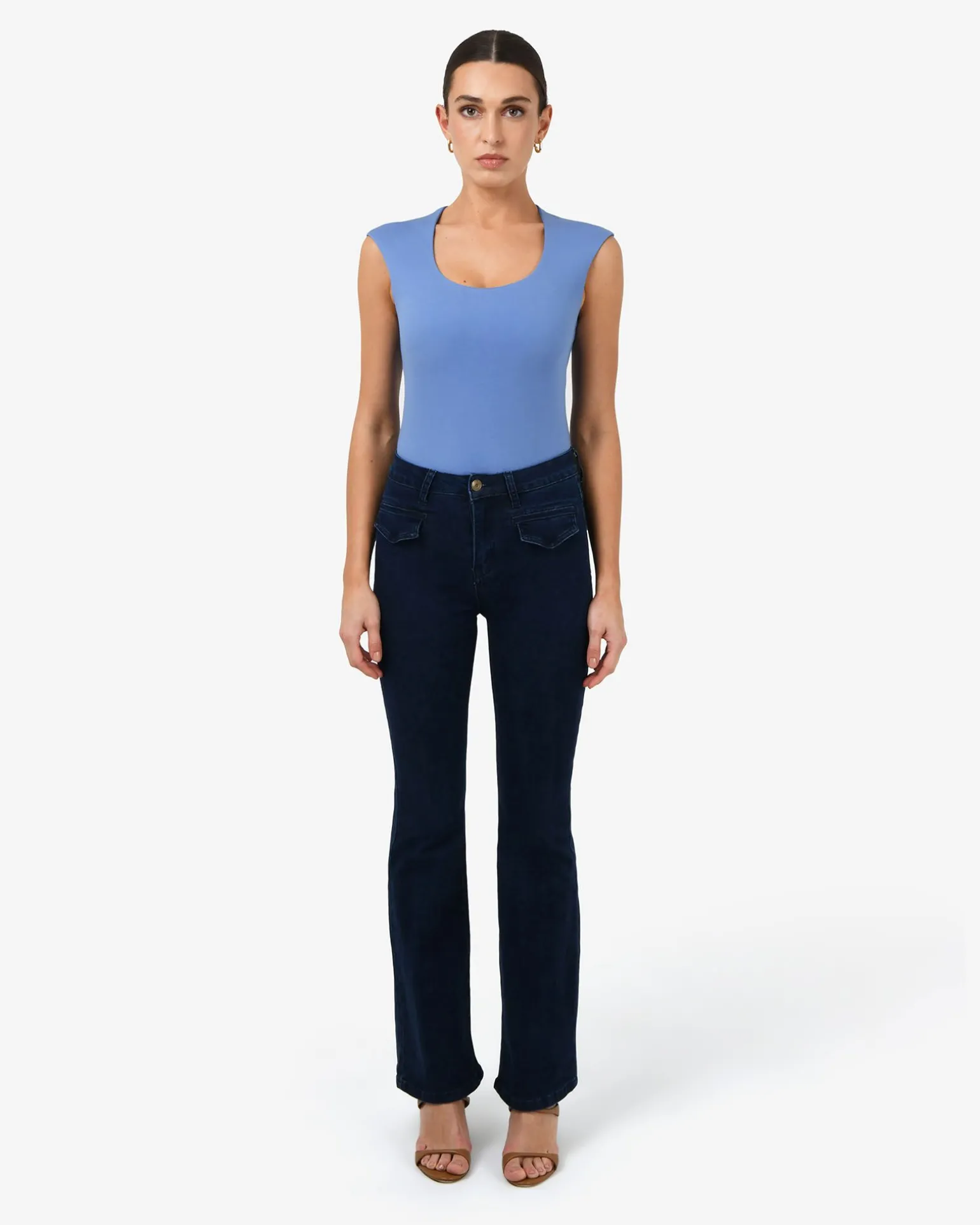 Soho Rounded Square Neck Top