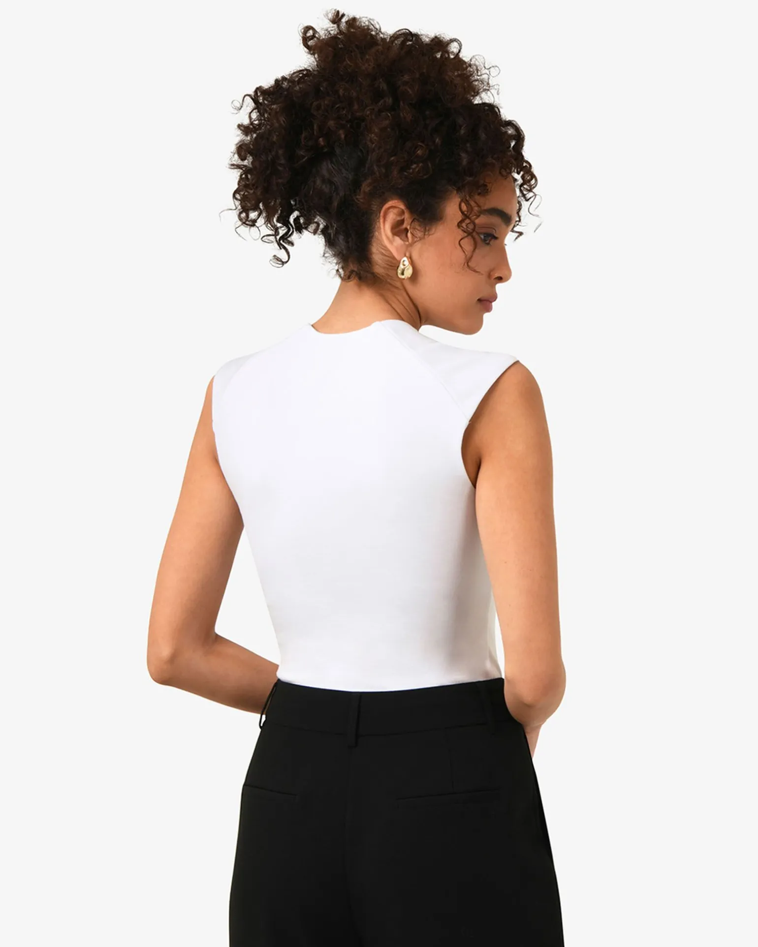Soho Rounded Square Neck Top