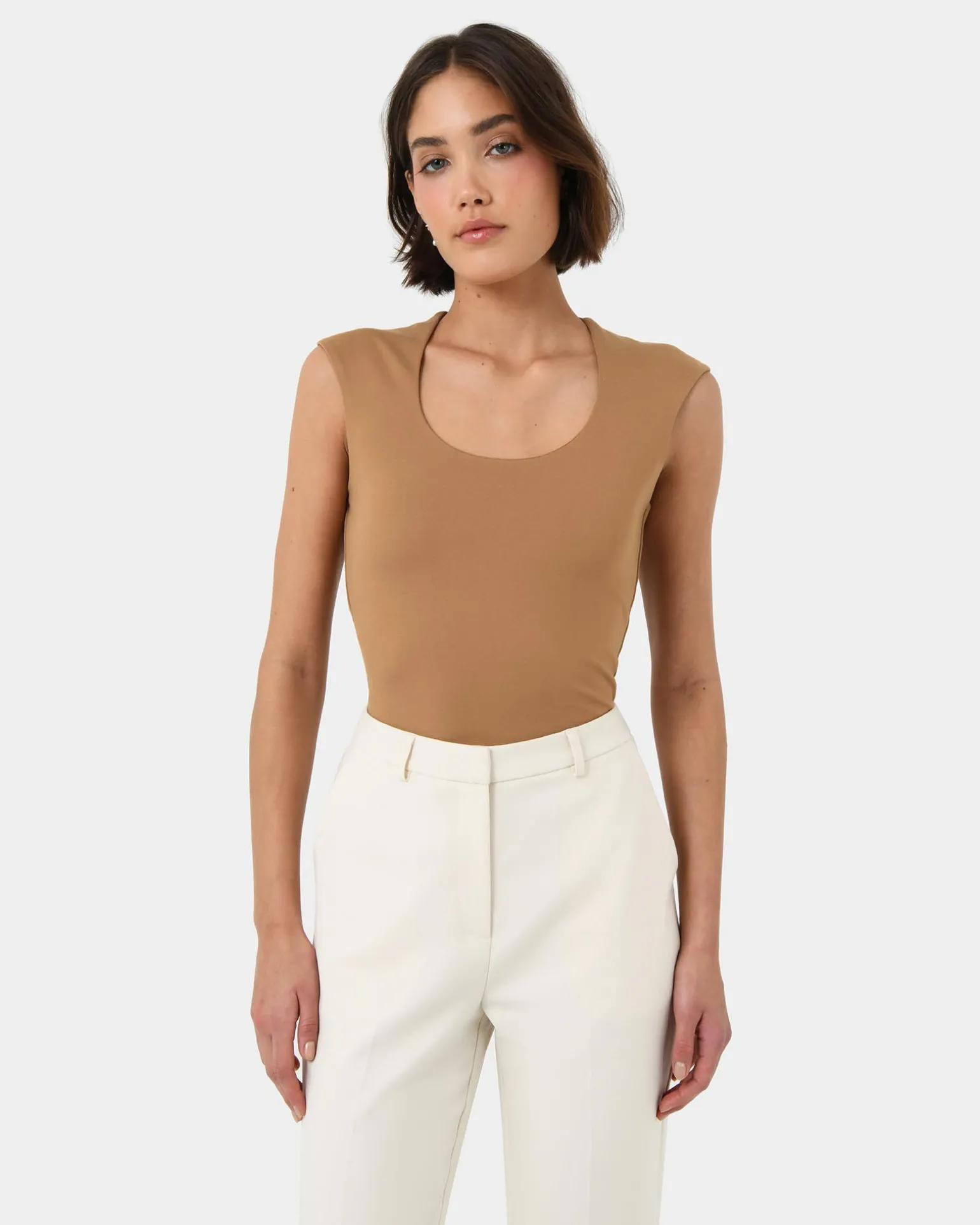 Soho Rounded Square Neck Top