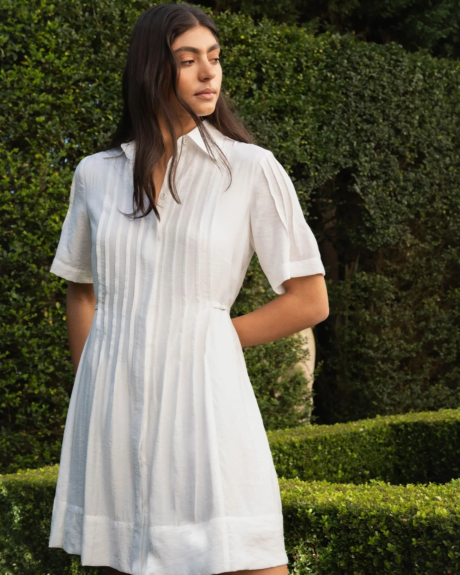 Sunshine Pleated Dress