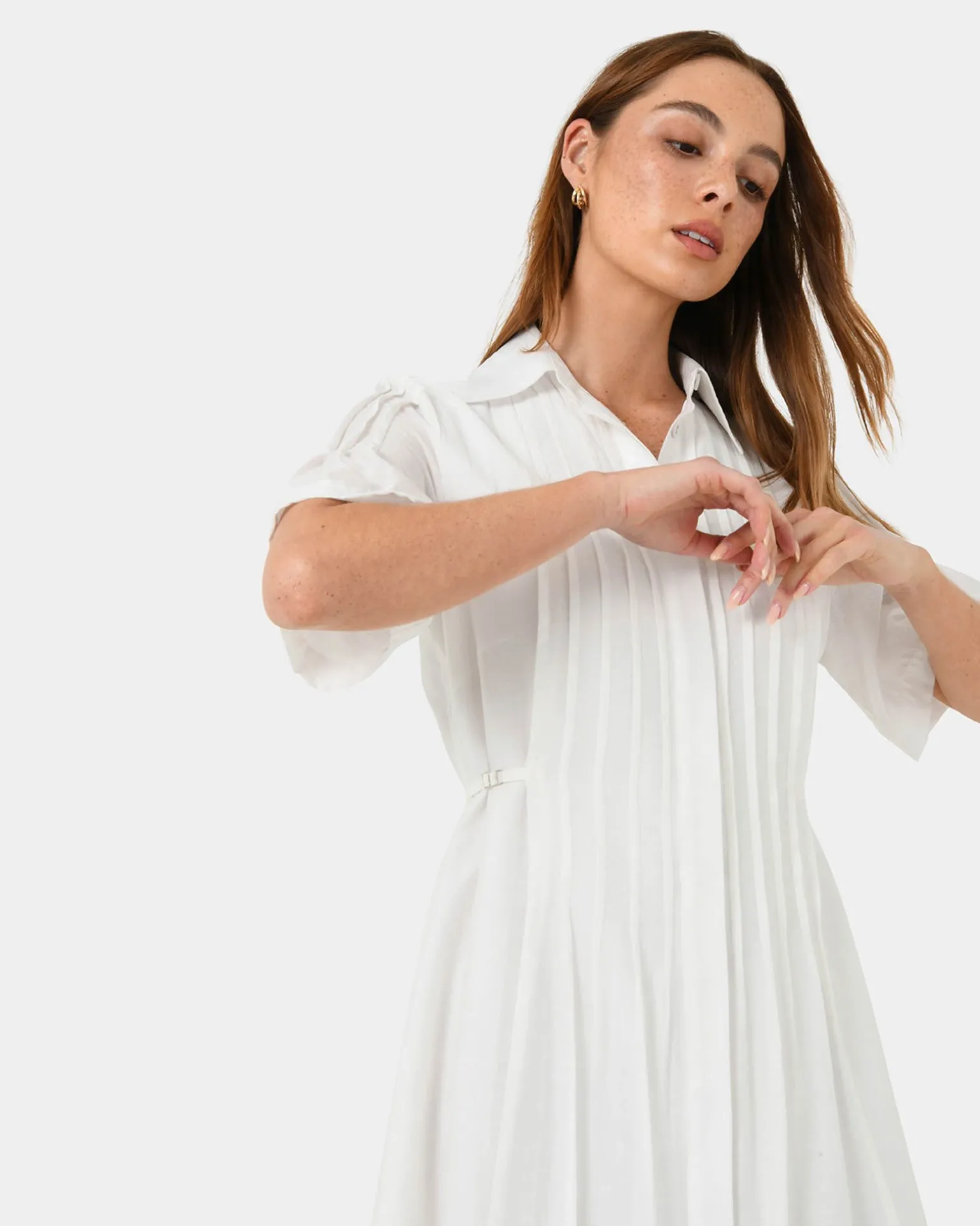 Sunshine Pleated Dress
