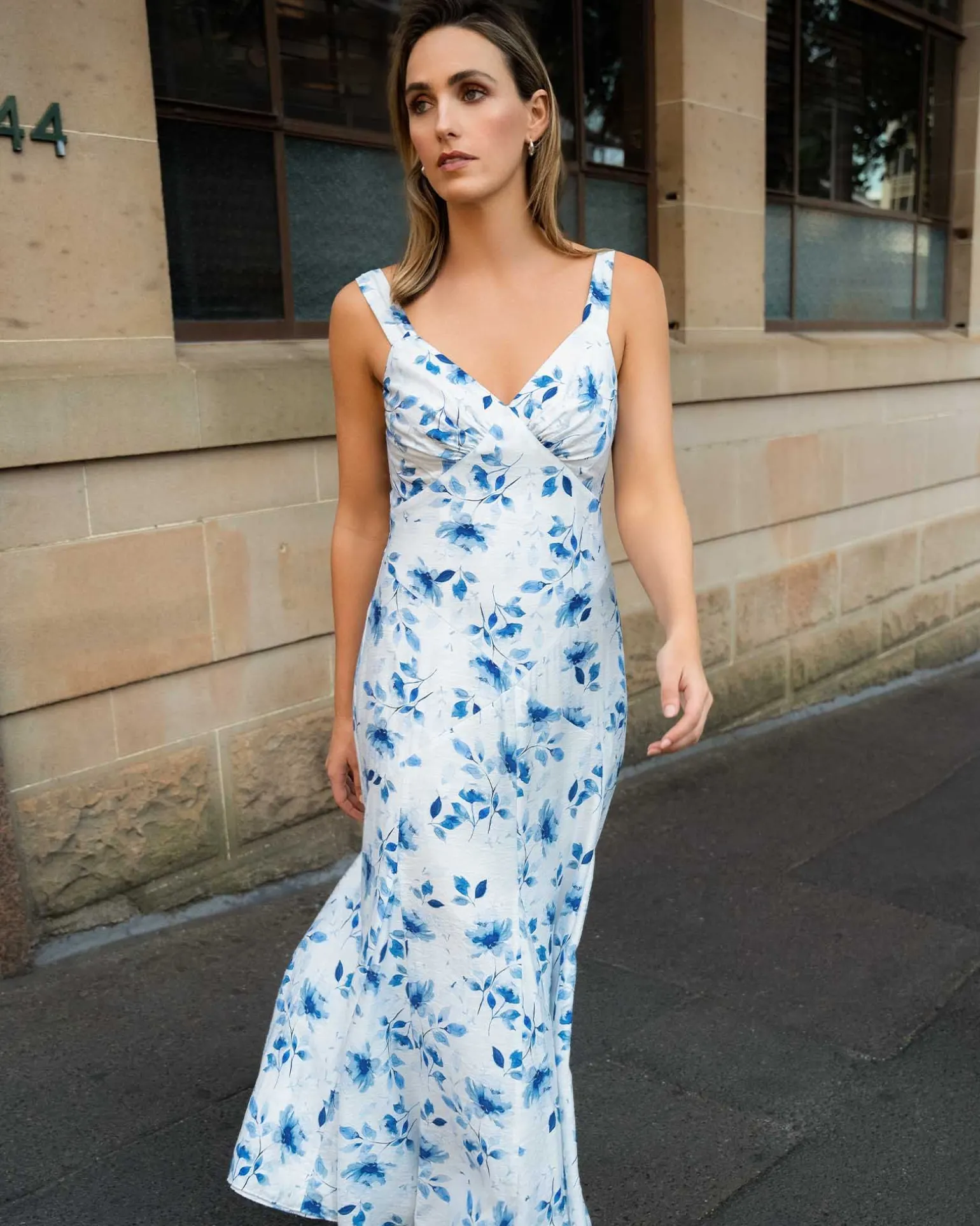 Tessie Godet Panel Dress