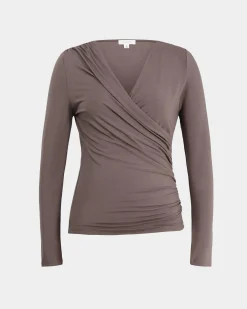 Tika Crossover Ruched Top