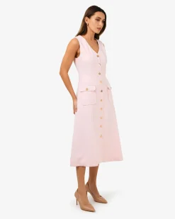Valena Tweed Midi Dress