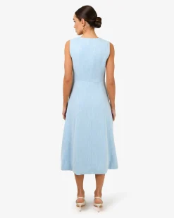 Valena Tweed Midi Dress