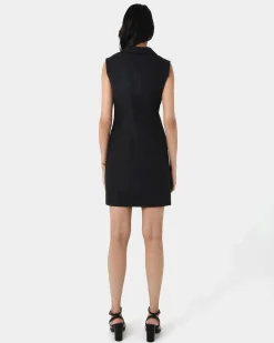 Valeria Buttoned Linen Dress