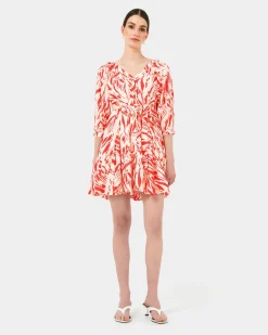 Vienna V-neck Tie Dress