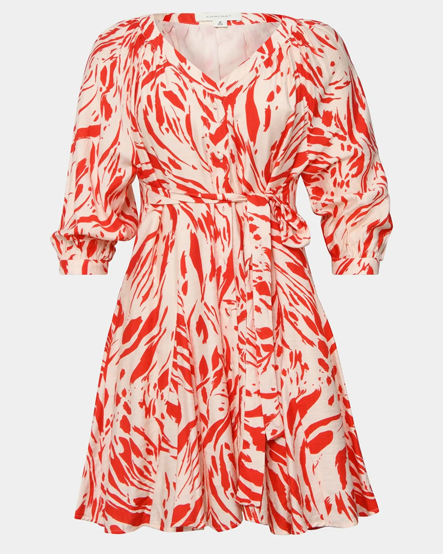 Vienna V-neck Tie Dress