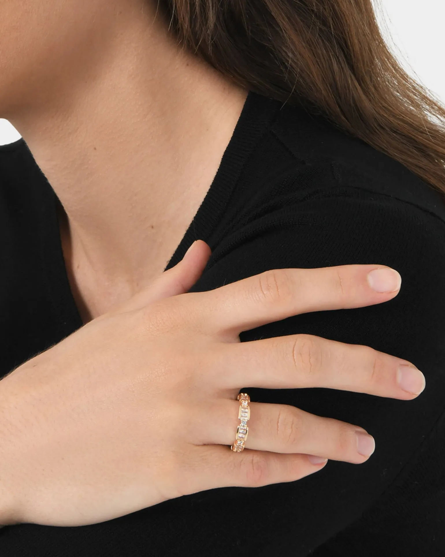 Violett 16k Gold Plated Ring