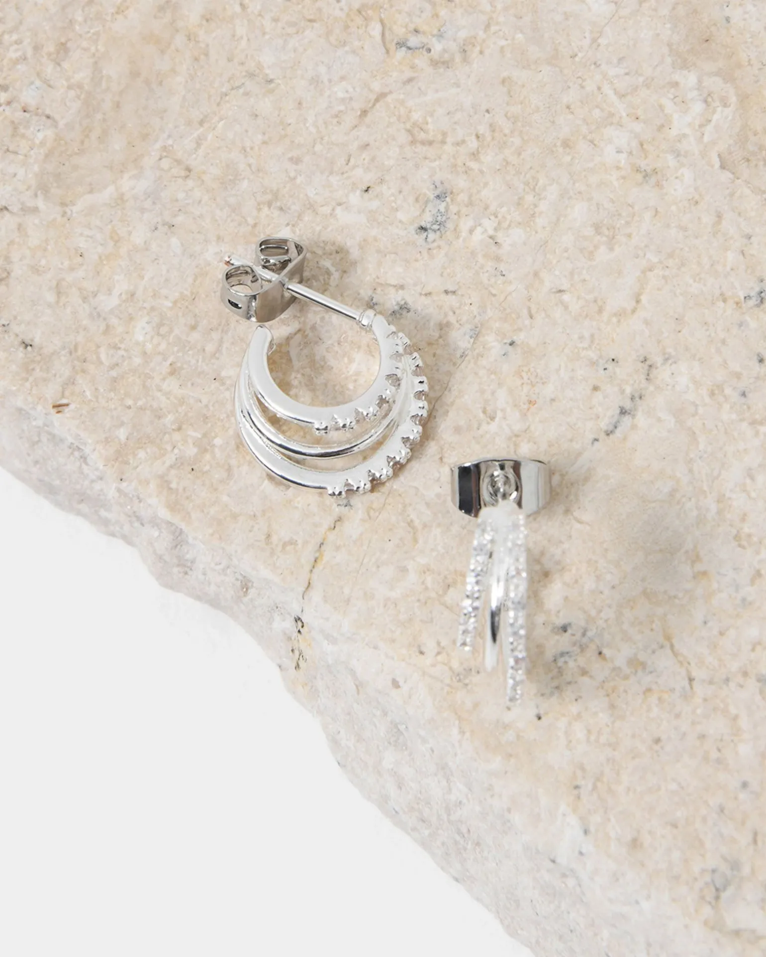 Viviana Silver Earrings